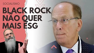 CEO da BLACK ROCK se diz ENVERGONHADO de TER ENTRADO em QUESTÕES POLÍTICAS e não vai mais usar ESG