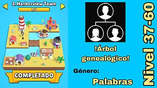 ¡ARBOL GENEALOGICO👨‍👩‍👧‍👦! - 3.HARBORVIEW TOWN✔️(NIVEL 37 al 60) 👦🏾12+ años👧🏽 - 🔴GENERO: PALABRAS🔴