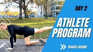 Bodyweight Lower Body Workout - Athlete Program Day 2