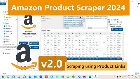 Amazon Product Scraper v2.0 | Extract Products Data from Amazon.com in 2024 | By Product Links