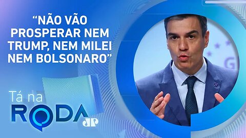 Presidente da Espanha CRITITA líderes de DIREITA | TÁ NA RODA