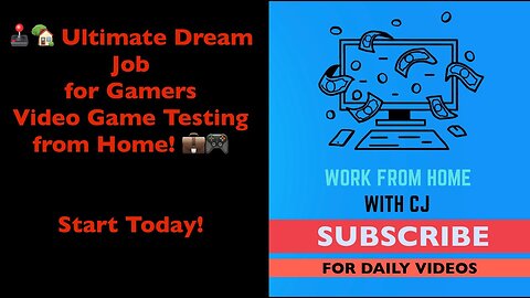 🕹️🏡 Ultimate Dream Job for Gamers: Video Game Testing from Home! 💼🎮