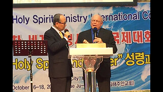 Dr. Hansen at the DMZ; in Incheon and at the 7th World Holy Spirit Min. Int’l Conf, South Korea 2017