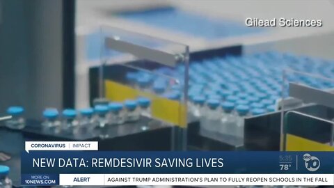 Remdesivir showing positive effects in COVID-19 patients