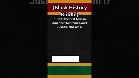 Black History Riddle 005