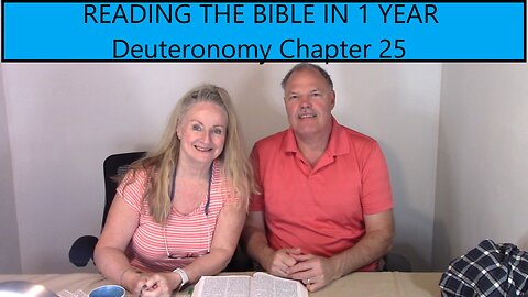 Reading the Bible in 1 Year - Deuteronomy Chapter 25