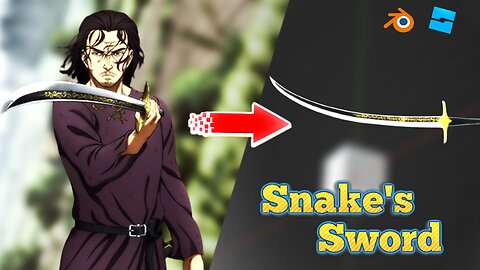 Blender| Snakesword tutorial (vinlandsaga)