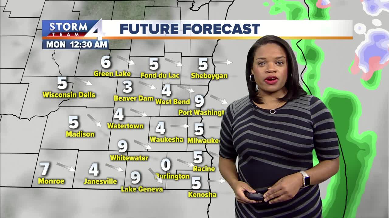 Rain and snow mix through weekend, 40s next week