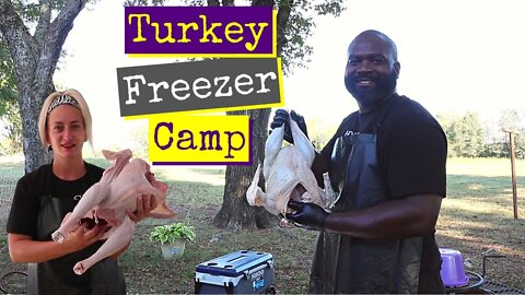 Preparing Our Thanksgiving Turkeys For Freezer Camp