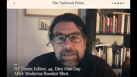 NY Times Editor, 49, Dies One Day After Moderna Booster Shot.