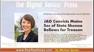 JAG Convicts Maine Sec of State Shenna Bellows for Treason