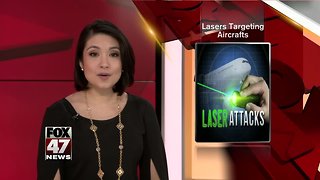 Officials warn against targeting aircraft with lasers