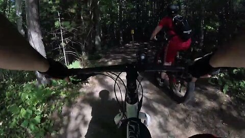 Trail Riding on our Fatbikes ( Framed Minnesota 2.2 )