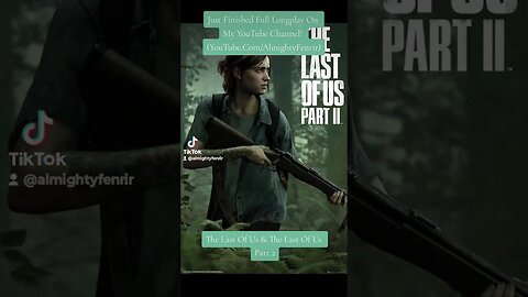 Full Longplay Story Of The Last Of Us Out Now On My YouTube Channel! #TLOU #TLOU2 #TheLastOfUs