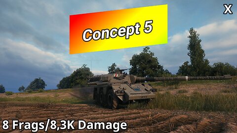 Concept No. 5 (8 Frags/8,3K Damage) | World of Tanks