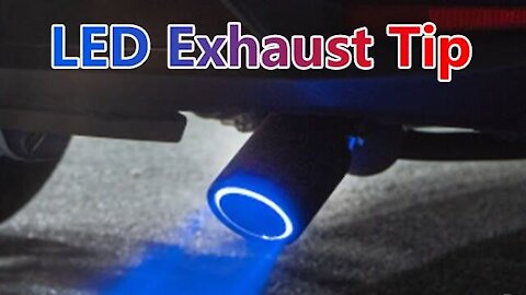 Car LED Exhaust Muffler Tip Pipe