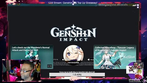 Yugioh Sevens VA plays Genius Invokation TCG !DecemberJAM Gifting Welkins to chat