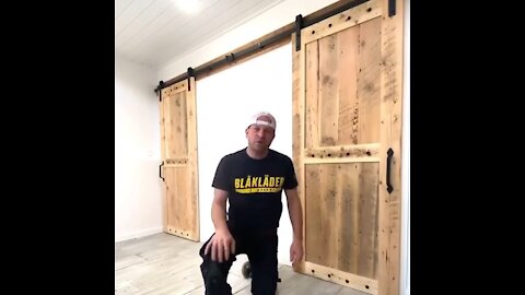 How Carpenters make double doors at once - Woodworking Projects #shorts