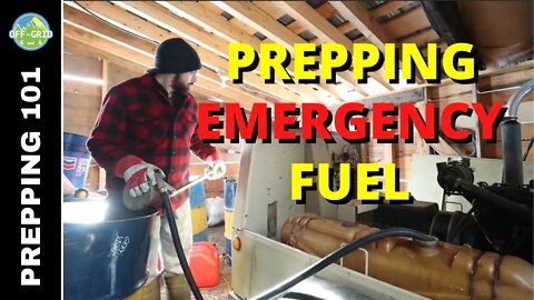 Prepping Emergency Gas - Emergency Fuel & Filling Up A Diesel Tank // Prepper 101