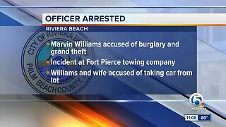 Riviera Beach police officer arrested in Fort Pierce