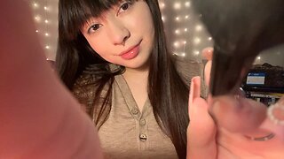 Lofi ASMR Doing Your Makeup | Hand Movements, Rings, Whispers