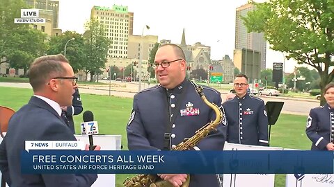 US Air Force Heritage of America Band touring through Western New York