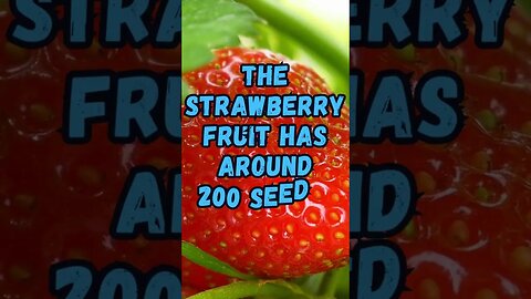 🍓Who Knew This Fact About Plants?🪴 #Shorts #ShortsFact #Plants #PlantFacts #strawberry #strawberries