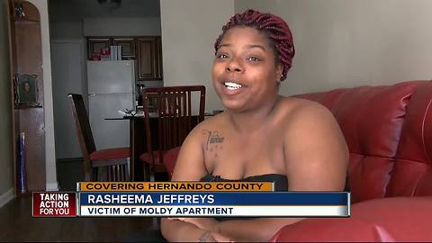 Mother and son living in moldy apartment now have new home thanks to community