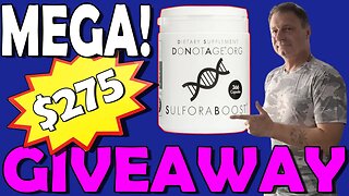 MEGA $275 Longevity GIVEAWAY | DoNotAge