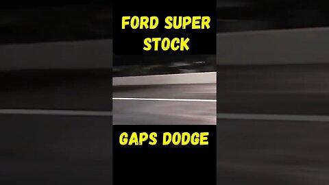 Ford Super Stock Gaps Dodge! #shorts