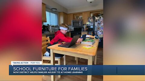 Novi District helps families adjust to at-home learning
