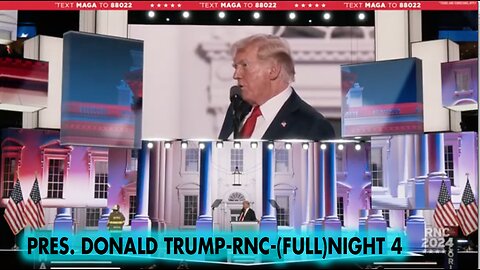 Republican National Convention - NIGHT FOUR-PRES.DONALD TRUMP SPEAKS