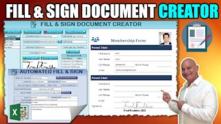 How To Fill Out & Sign Unlimited PDF & Word Documents With Excel Data In 1 CLICK [ +Free Download]