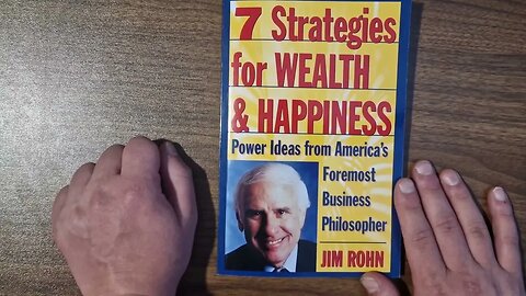 I purchased a book written by a very WISE man: Jim Rohn