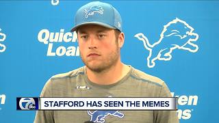 Matthew Stafford has seen your memes