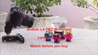 Andoer L4 PRO Motorized camera video Watch before you buy