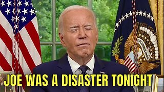 Joe was a MESS during TONIGHT’S Oval Office Speech 🤦‍♂️