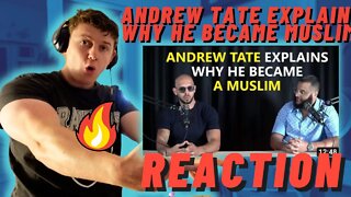 ANDREW TATE EXPLAINS WHY HE BECAME MUSLIM ((IRISH REACTION!!))