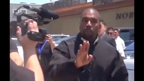 Kanye West 'White Lives Matter' (KANYE JUMPED)