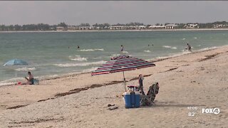 Boca Grande Beach goers react to health alert issued for red tide bloom