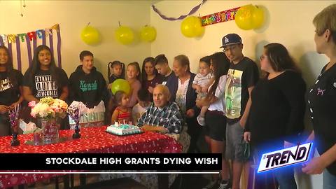 THE TREND: Stockdale high school students grant man's dying wish
