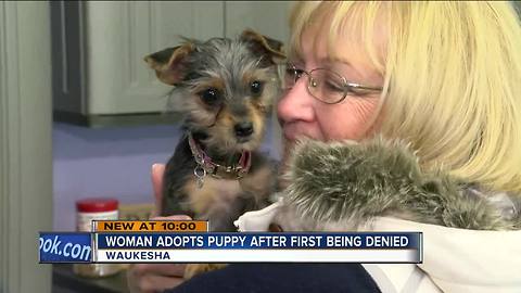 Woman denied puppy because of her age adopts through new rescue