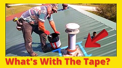 Tar And Seal Metal Roof Trick to Look Pro - Metal Roof How To Seal with Tar