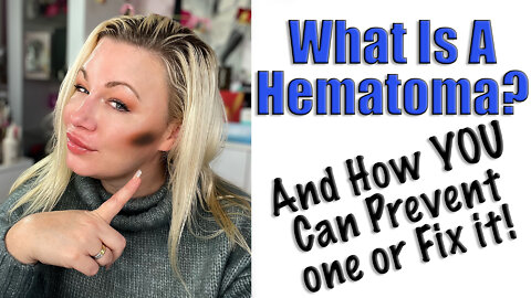 What is a Hematoma? How to prevent one and how to fix one ! | Code Jessica10 saves you 10% off