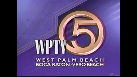WPTV5 - TV = with commercials = West Palm Beach, Florida = 11pm News, May 13, 1992