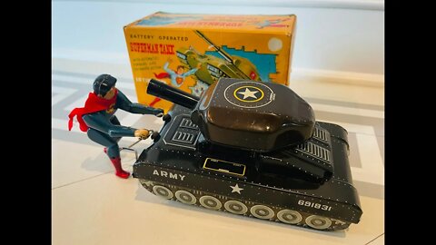 Here’s what an Original Boxed $5000.00 Linemar Superman Tank looks like! 😲