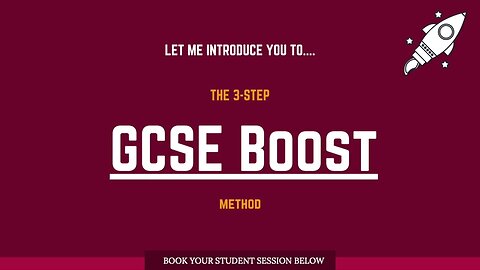 GCSE Maths Boost Method Training