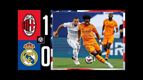 Highlights_AC milan 1-0 real Madrid summer tour 2024