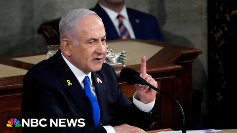 Netanyahu thanks Trump for his leadership during address to Congress