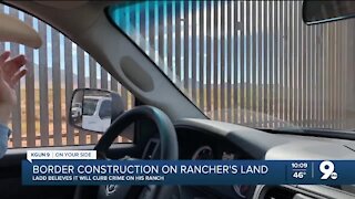 Border wall construction underway on Southern Arizona ranch